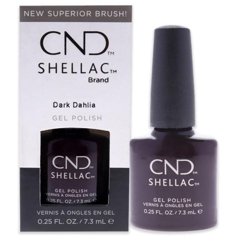 Shellac Nail Color - Dark Dahlia by CND for Women - 0.25 oz Nail Polish