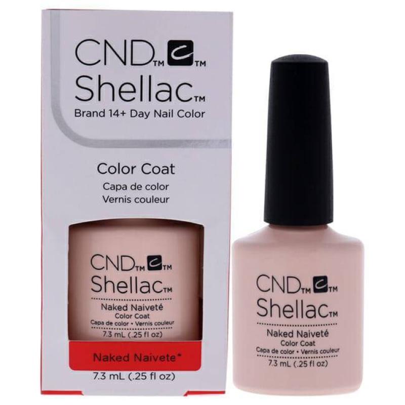 Shellac Nail Color - Naked Naivete by CND for Women - 0.25 oz Nail Polish