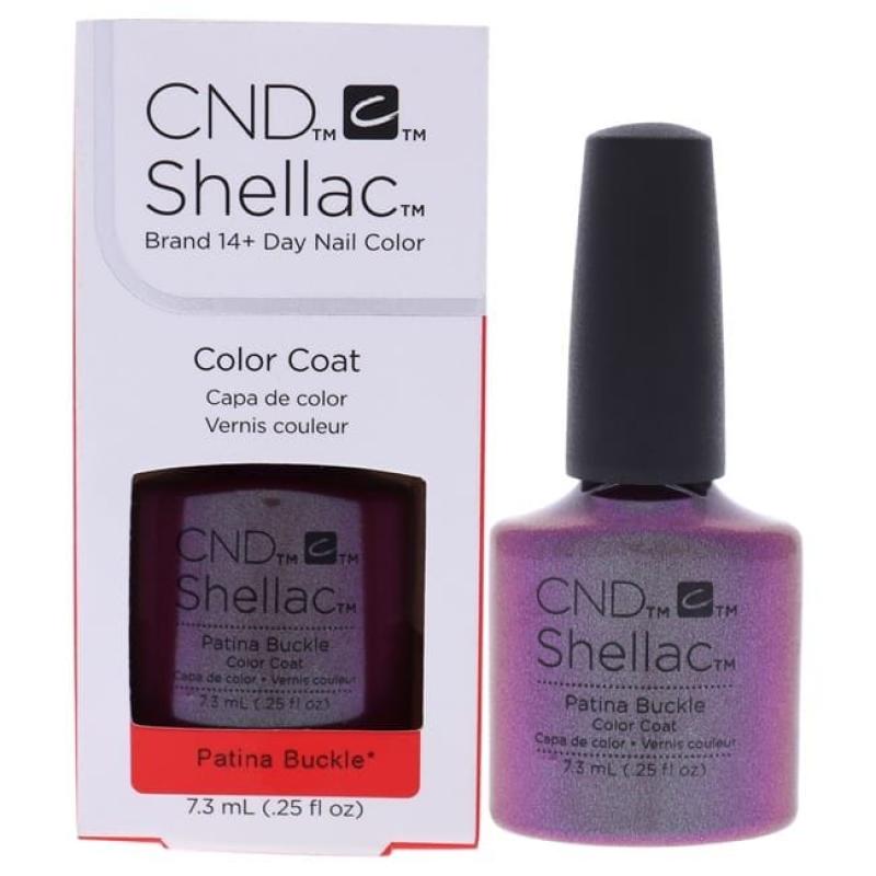 Shellac Nail Color - Patina Buckle by CND for Women - 0.25 oz Nail Polish