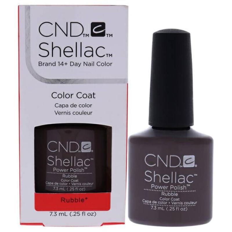 Shellac Nail Color - Rubble by CND for Women - 0.25 oz Nail Polish