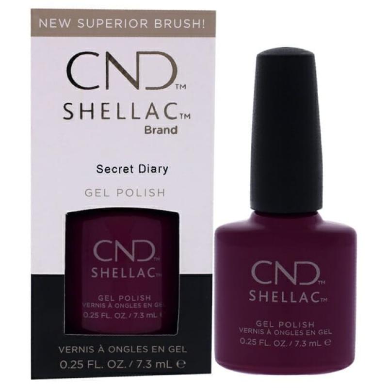 Shellac Nail Color - Secret Diary by CND for Women - 0.25 oz Nail Polish