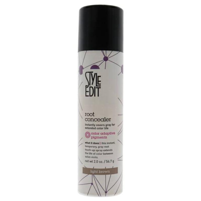 Root Concealer Touch Up Spray - Light Brown by Style Edit for Unisex - 2 oz Hair Color