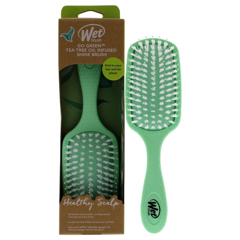Go Green Oil Infused Shine Brush - Tea Tree by Wet Brush for Unisex - 1 Pc Hair Brush