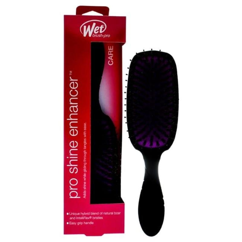 Pro Detangler Shine Enhancer Brush - Black by Wet Brush for Unisex - 1 Pc Hair Brush