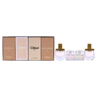 Chloe by Chloe for Women - 4 Pc Mini Gift Set 0.16oz Nomade EDP Spray, 0.16oz Chloe EDT Spray, 0.16oz Chloe EDP Spray, 0.16oz Nomade EDP Spray