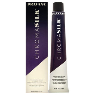 ChromaSilk Creme Hair Color - 5.37 Ligh Golden Violet Brown by Pravana for Unisex - 3 oz Hair Color