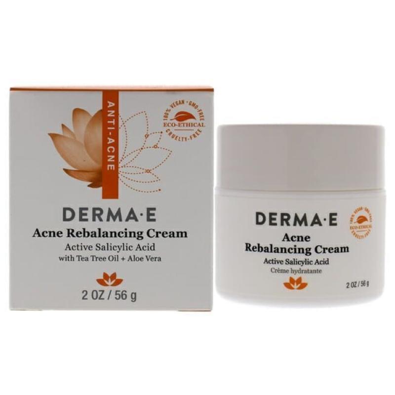 Acne Rebalancing Cream by Derma-E for Unisex - 2 oz Cream