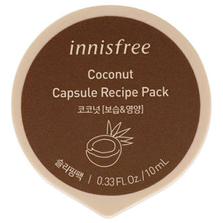 Capsule Recipe Pack Mask - Coconut by Innisfree for Unisex - 0.33 oz Mask