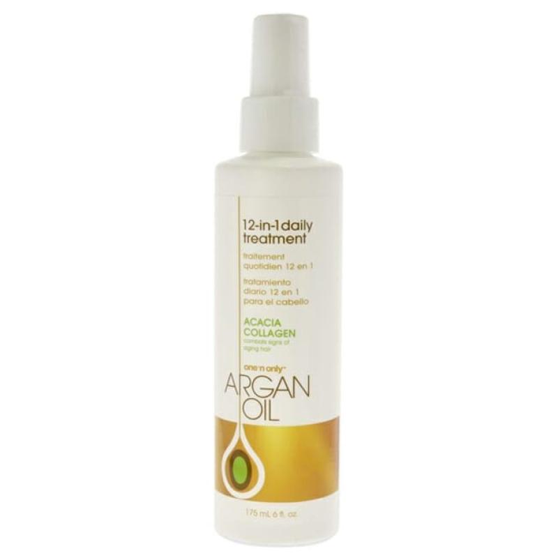 Argan Oil 12-In-1 Daily Treatment Spray by One n Only for Unisex - 6 oz Treatment