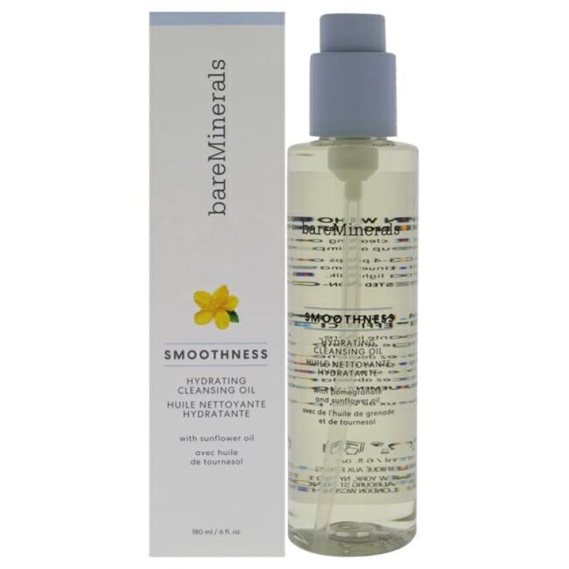Smoothness Hydrating Cleansing Oil by bareMinerals for Unisex - 6 oz Cleanser