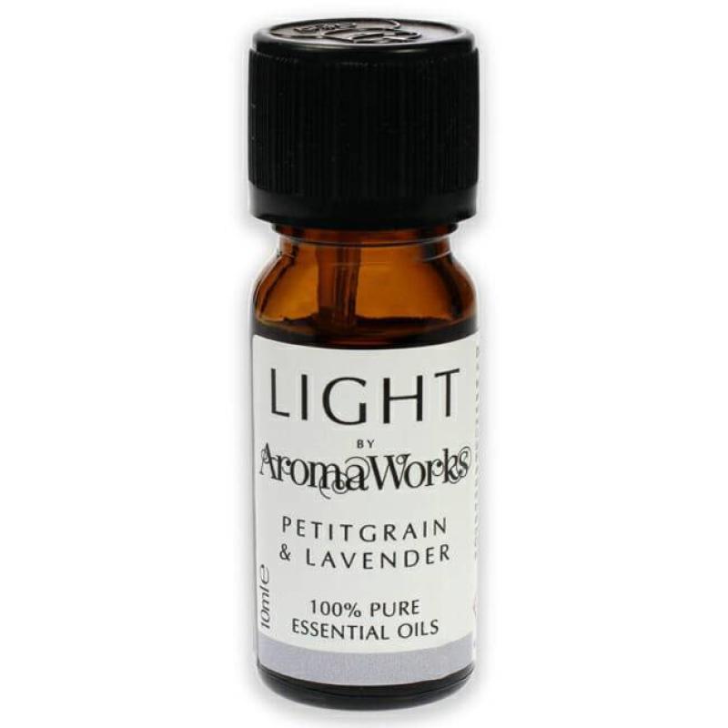 Light Essential Oil - Petitgrain and Lavender by Aromaworks for Unisex - 0.33 oz Oil