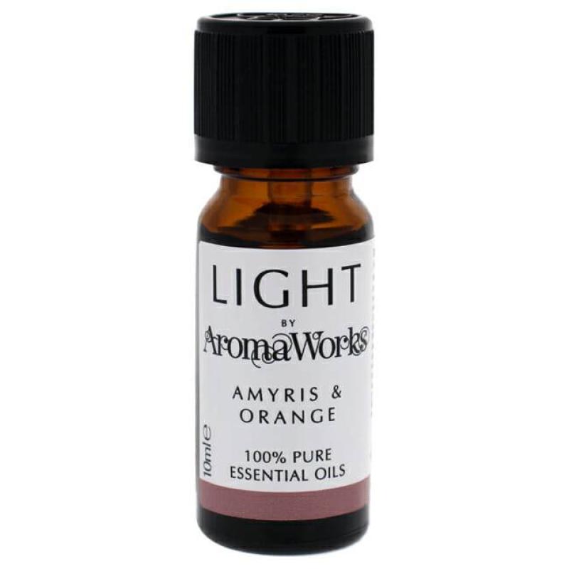 Light Essential Oil - Amyris and Orange by Aromaworks for Unisex - 0.33 oz Oil