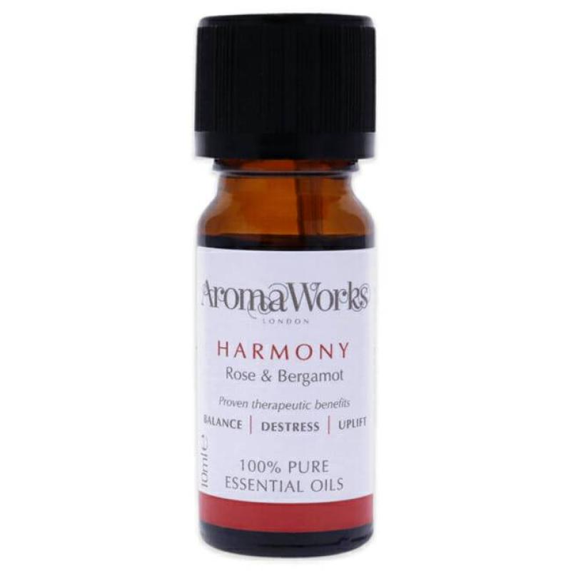 Harmony Essential Oil by Aromaworks for Unisex - 0.33 oz Oil
