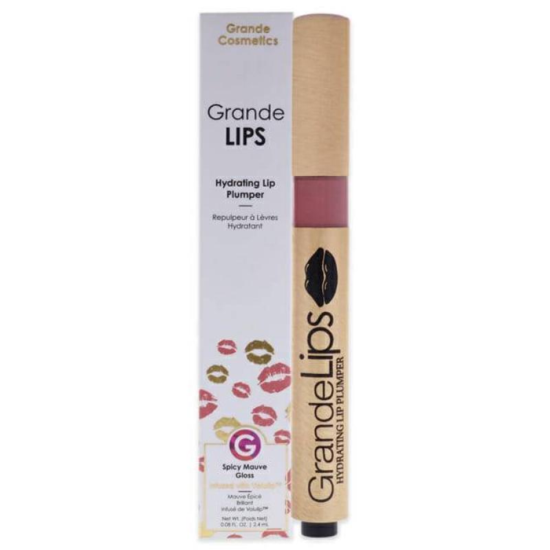GrandeLIPS Hydrating Lip Plumper - Spicy Mauve by Grande Cosmetics for Women - 0.08 oz Lip Gloss