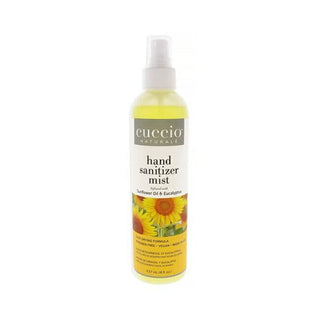 Hand Sanitizer Mist - Sunflower Oil and Eucalyptus by Cuccio Naturale for Unisex - 8 oz Hand Sanitizer