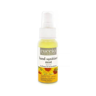 Hand Sanitizer Mist - Sunflower Oil and Eucalyptus by Cuccio Naturale for Unisex - 2 oz Hand Sanitizer