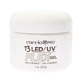 T3 LED-UV Flex Gel - Nude Cover by Cuccio Pro for Women - 1.0 oz Nail Gel