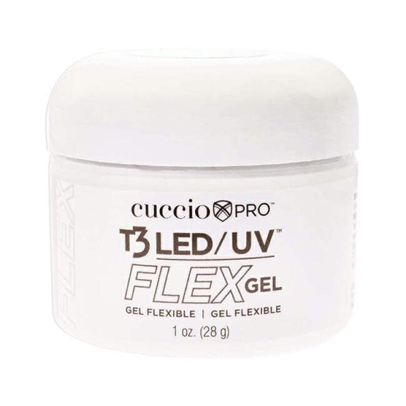 T3 LED-UV Flex Gel - Nude Cover by Cuccio Pro for Women - 1.0 oz Nail Gel