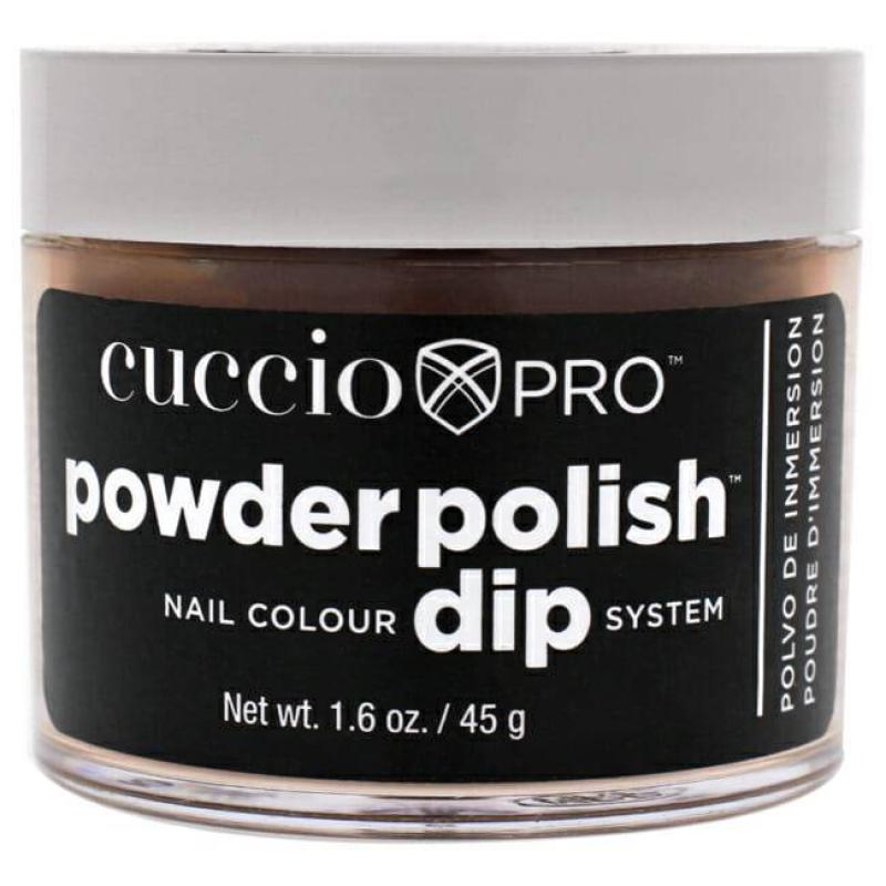 Pro Powder Polish Nail Colour Dip System - Caramel Kisses by Cuccio Colour for Women - 1.6 oz Nail Powder