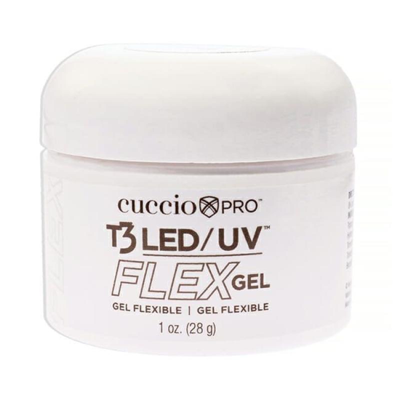 T3 LED-UV Flex Gel - Clear by Cuccio Pro for Women - 1 oz Nail Gel
