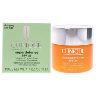 Superdefense Multi-Correcting Cream SPF 25 - Type III-IV by Clinique for Unisex - 1.7 oz Cream