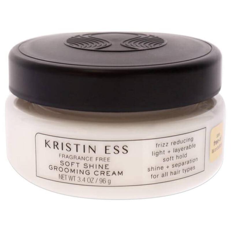 Fragrance Free Soft Shine Grooming Cream by Kristin Ess for Unisex - 3.4 oz Cream