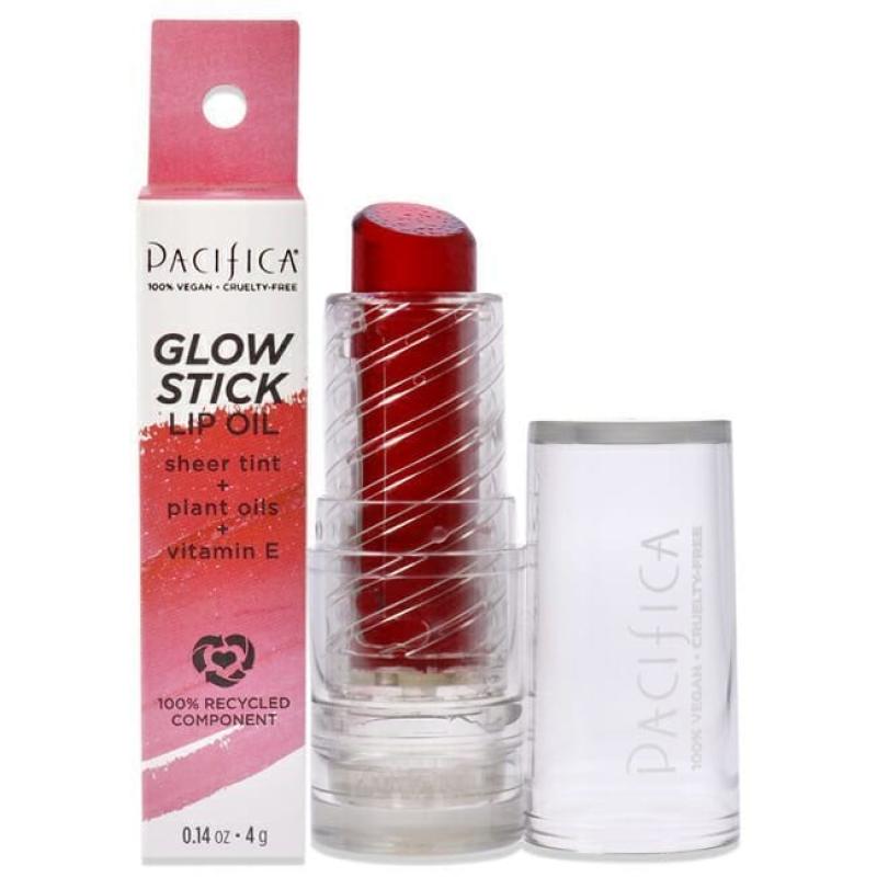Glow Stick Lip Oil - Rosy Glow by Pacifica for Women - 0.14 oz Lip Oil