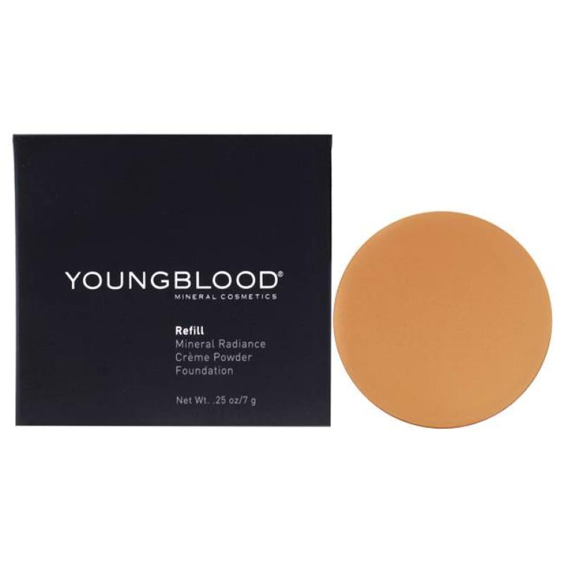 Mineral Radiance Creme Powder Foundation - Tawnee by Youngblood for Women - 0.25 oz Foundation(Refill)