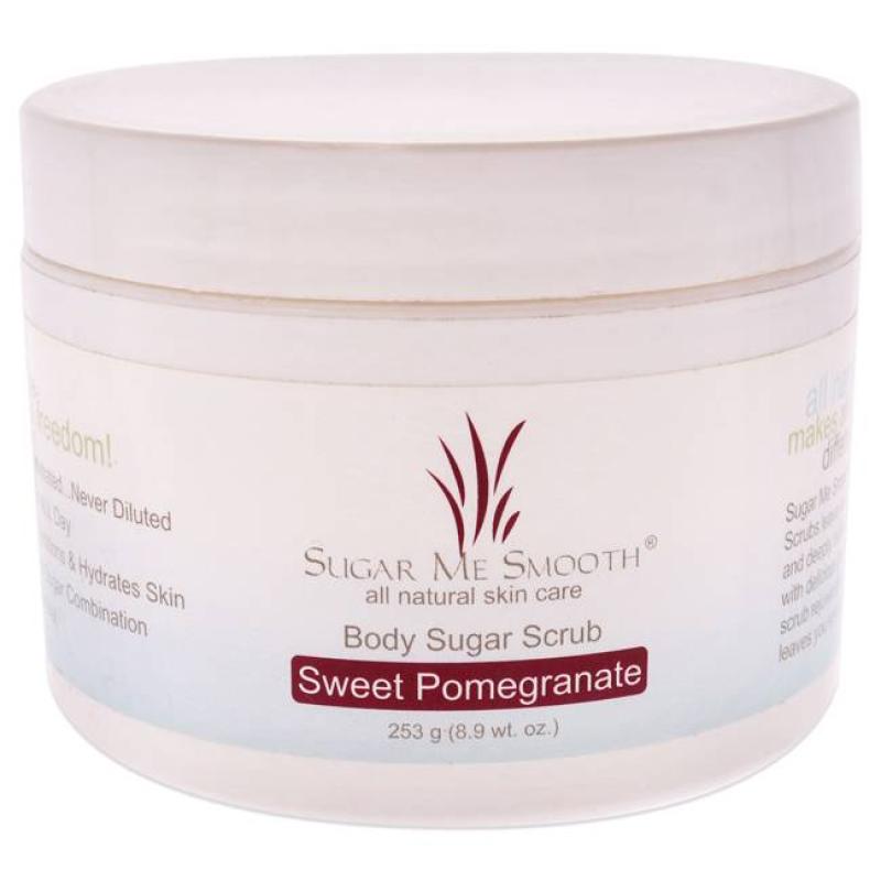 Body Scrub - Sweet Pomegranate by Sugar Me Smooth for Unisex - 8.9 oz Scrub