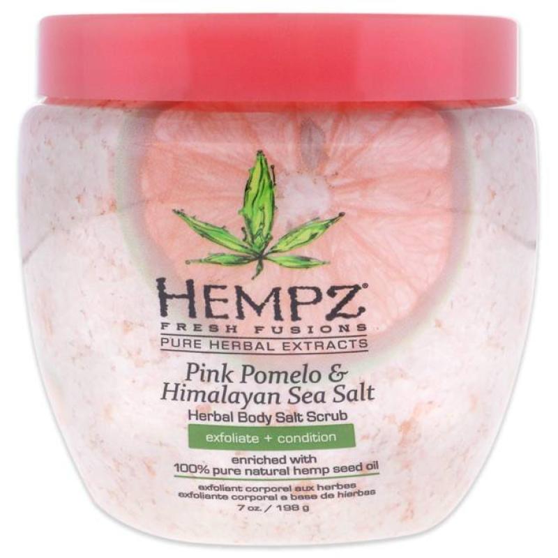 Fresh Fusions Pink Pomelo and Himalayan Sea Salt Herbal Body Scrub by Hempz for Unisex - 7 oz Scrub