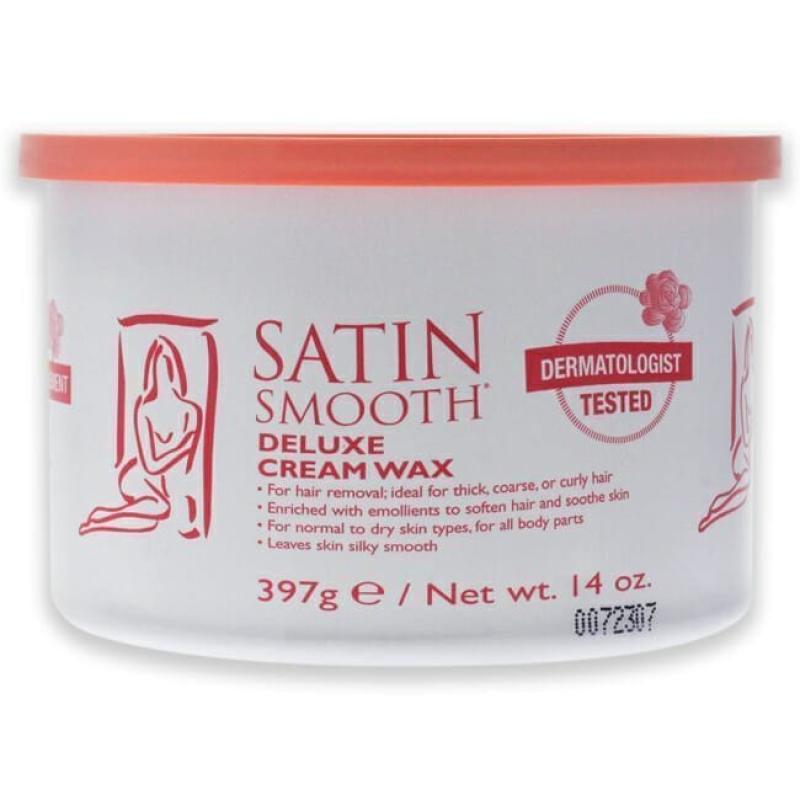 Deluxe Cream Wax by Satin Smooth for Women - 14 oz Wax