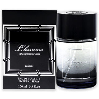 L Homme by New Brand for Men - 3.3 oz EDT Spray