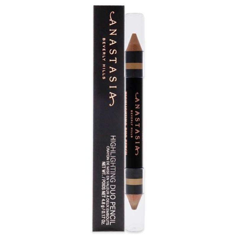 Highlighting Duo Pencil - Matte Shell-Lace Shimmer by Anastasia Beverly Hills for Women - 0.17 oz Highlighter