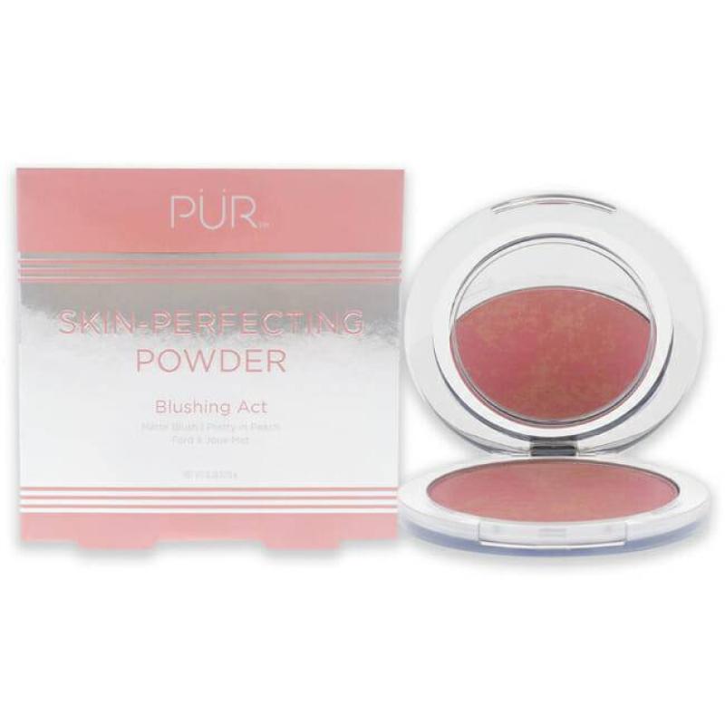Blushing Act Skin Perfecting Powder - Pretty in Peach by Pur Cosmetics for Women - 0.28 oz Powder