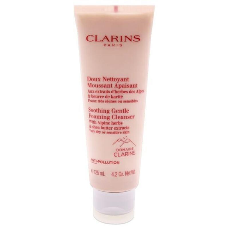 Soothing Gentle Foaming Cleanser by Clarins for Unisex - 4.2 oz Cleanser