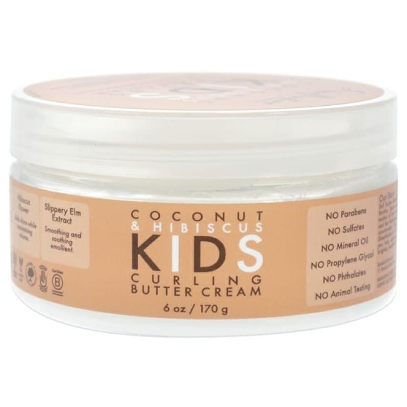 Coconut Hibiscus Kids Curling Butter Cream by Shea Moisture for Kids - 6 oz Cream