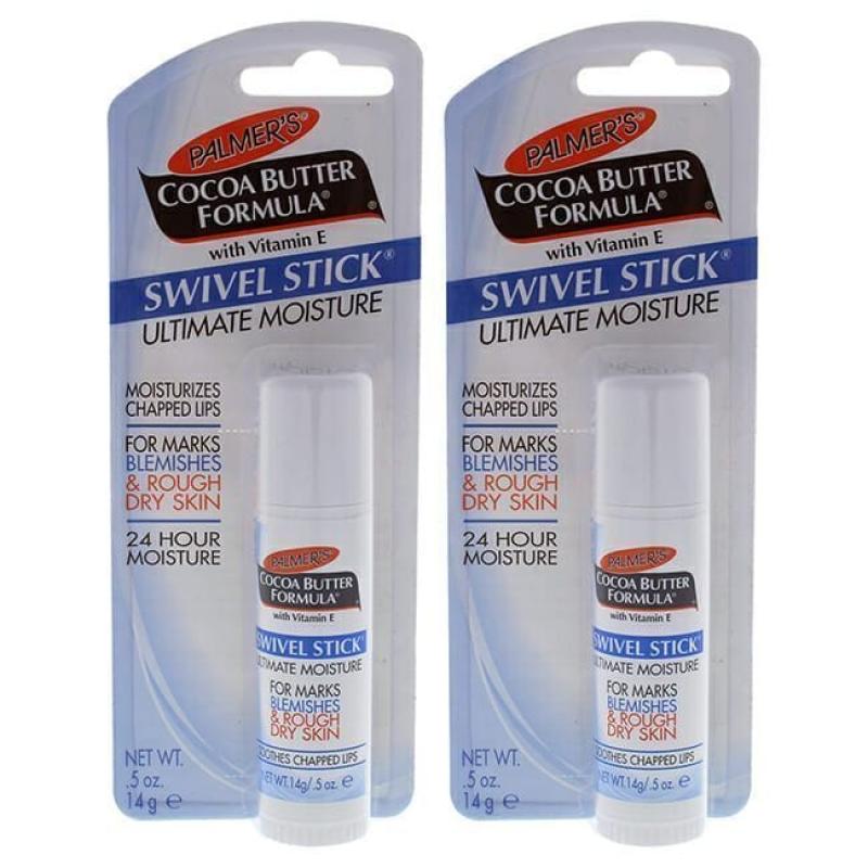 Cocoa Butter Formula Swivel Stick - Pack of 2 by Palmers for Unisex - 0.5 oz Chap Stick