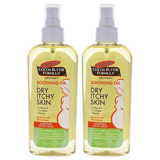 Cocoa Butter Formula Soothing Oil For Dry/Itchy Skin - Pack of 2 by Palmers for Women - 5.1 oz Oil