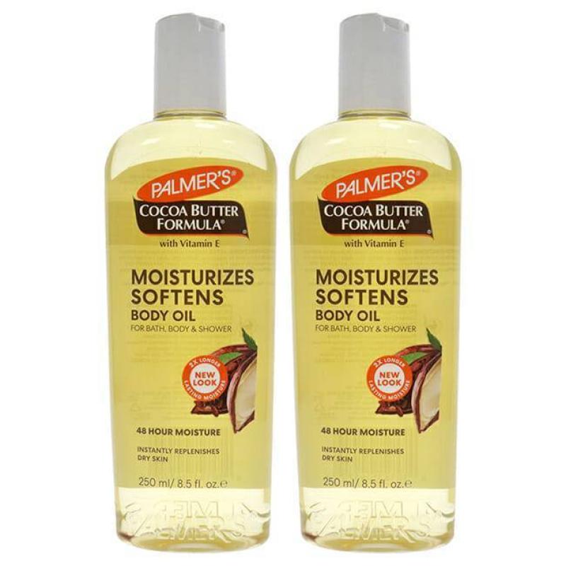 Cocoa Butter Formula with Vitamin E Moisturizing Body Oil - Pack of 2 by Palmers for Unisex - 8.5 oz Oil