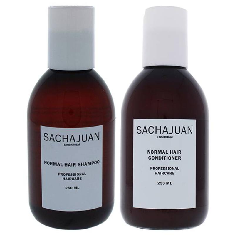 Normal Hair Shampoo and Condioner Kit by Sachajuan for Unisex - 2 Pc Kit 8.45oz Shampoo, 8.4oz Conditioner