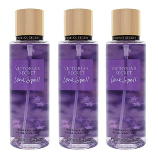 Love Spell by Victorias Secret for Women - 8.4 oz Fragrance Mist - Pack of 3