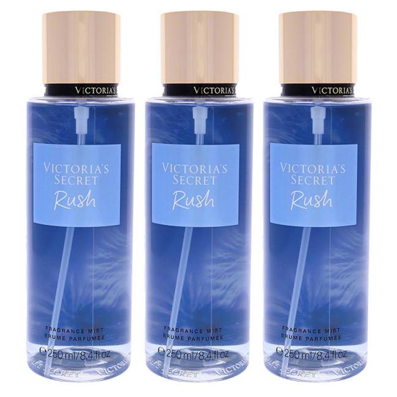 Rush Fragrance Mist by Victorias Secret for Women - 8.4 oz Fragrance Mist - Pack of 3