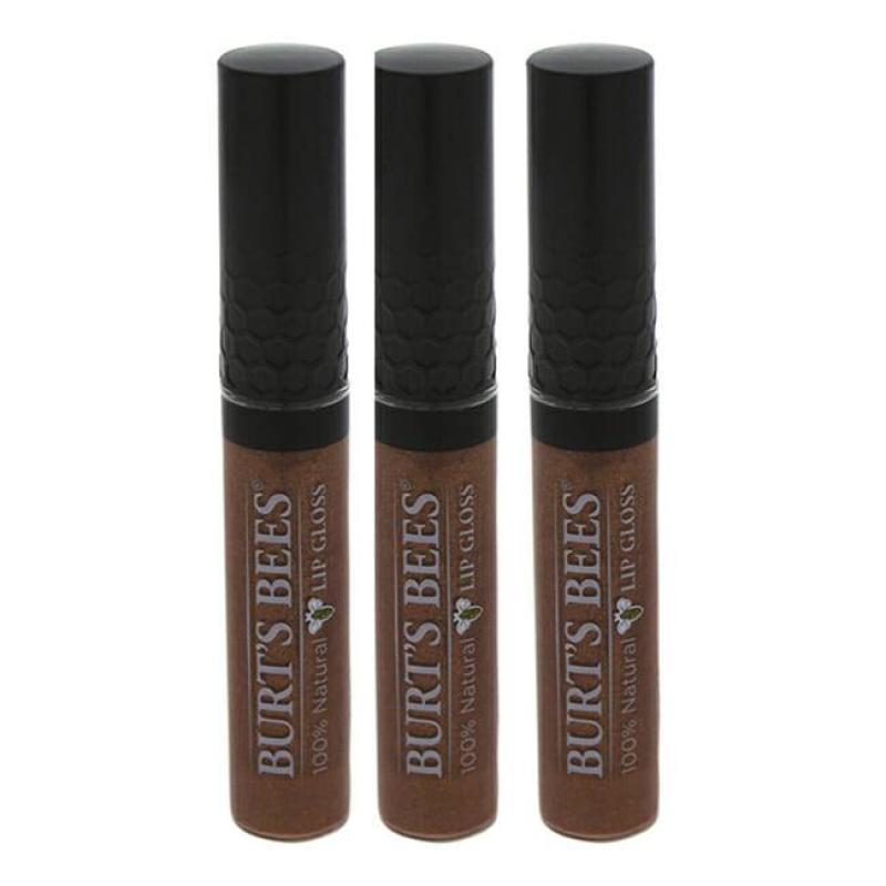 Burts Bees Lip Gloss - 206 Solar Eclipse by Burts Bees for Women - 0.2 oz Lip Gloss - Pack of 3