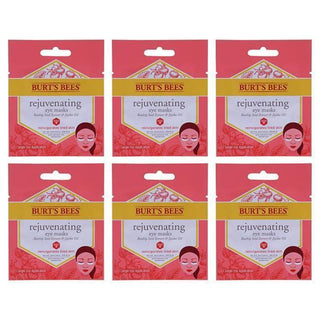 Rejuvenating Eye Mask by Burts Bees for Women - 0.02 oz Mask - Pack of 6