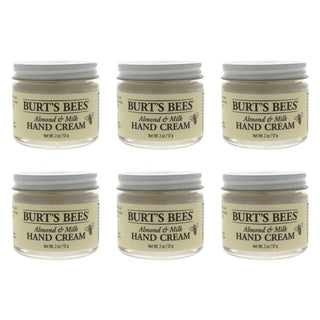 Almond and Milk Hand Cream by Burts Bees for Unisex - 2 oz Cream - Pack of 6