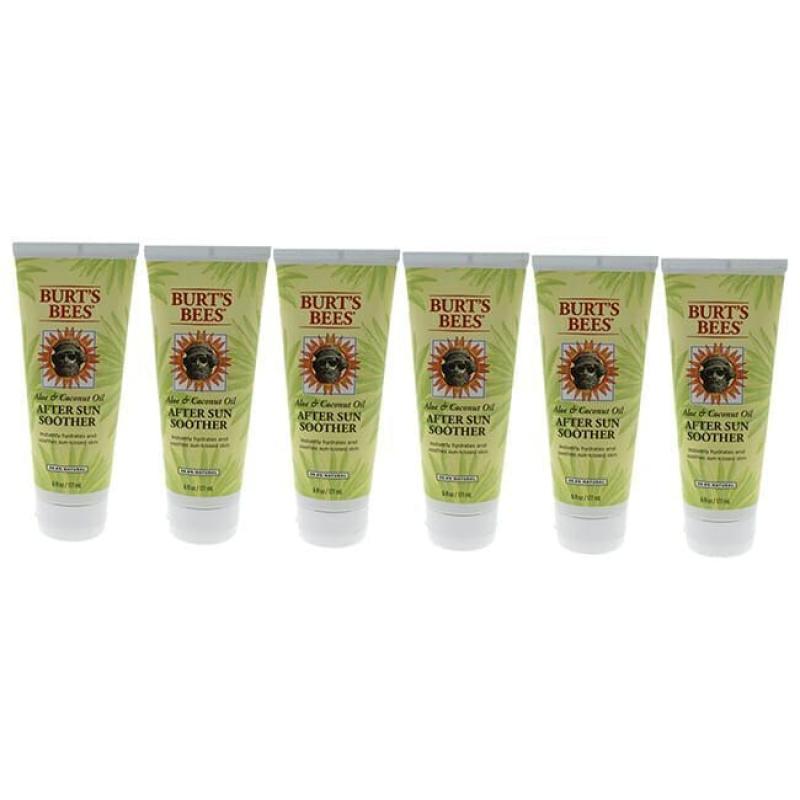 Aloe &amp; Coconut Oil After Sun Soother by Burts Bees for Unisex - 6 oz Oil - Pack of 6