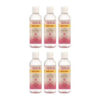 Rose Micellar Toning Water by Burts Bees for Women - 8 oz Toner - Pack of 6