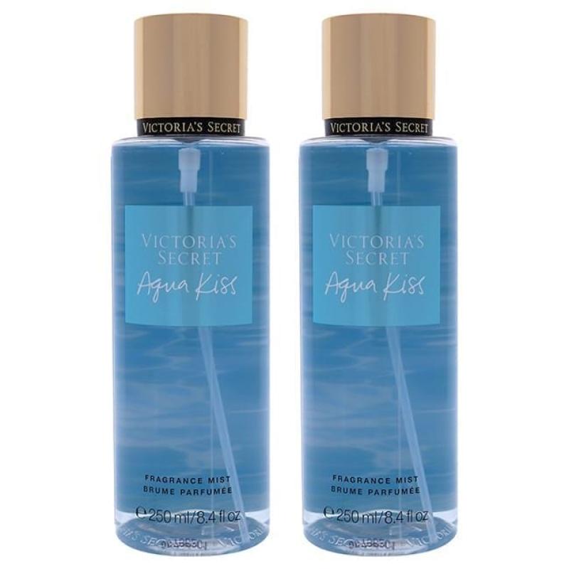 Aqua Kiss by Victorias Secret for Women - 8.4 oz Fragrance Mist - Pack of 2