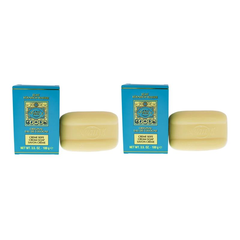 4711 by Muelhens for Unisex - 3.5 oz Cream Soap - Pack of 2