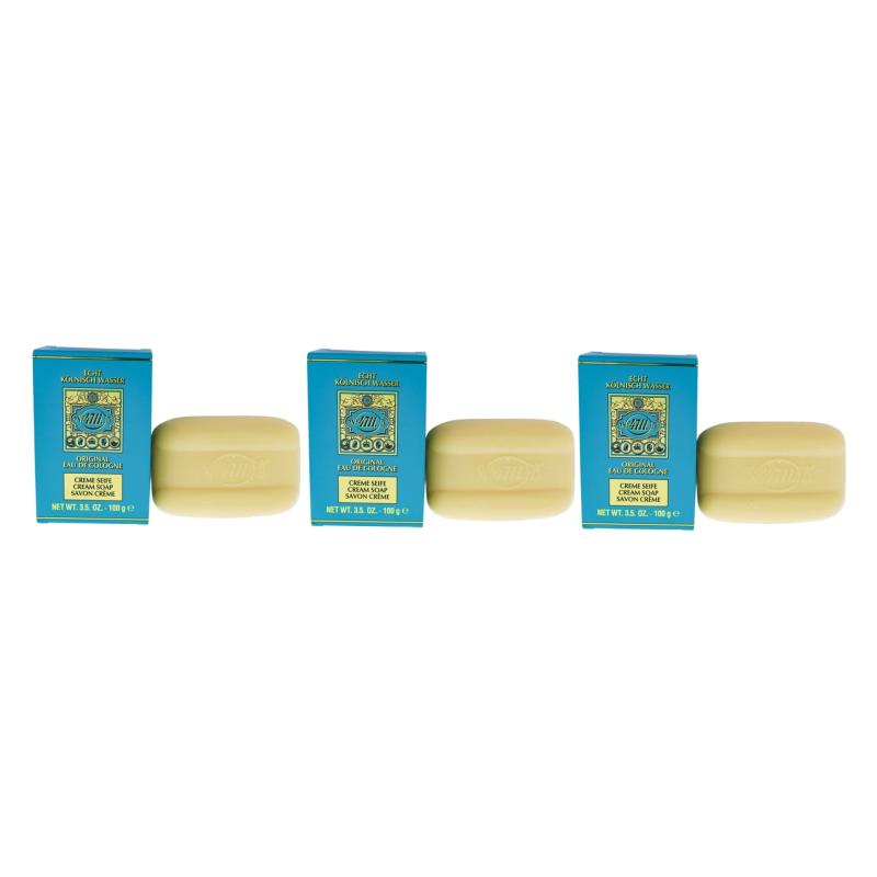 4711 by Muelhens for Unisex - 3.5 oz Cream Soap - Pack of 3